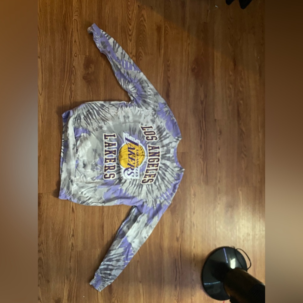 La Lakers tie dye crewneck